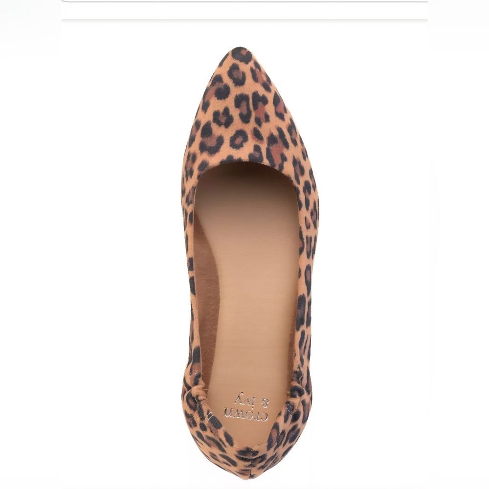 Crown & Ivy Leopard Print Flats